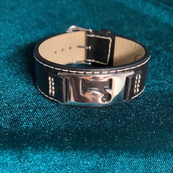 Fossil black leather initial bracelet - Picture 4 of 4